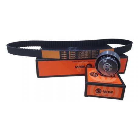 KIT DE TIEMPO FIAT PALIO/ SIENA / DODGE FORZA 1.3 - 1.4 8V (MHW) (129 DIENTES) (TENSOR METALICO) MHW-5203