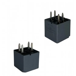 RELAY 4 PATAS FINAS PARA FAROS GRIS/NEGR