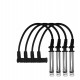 CABLE DE BUJIA FIESTA POWER/MAX/MOVE/KA/ECOSPORT 1.6 (MHW) (CHUPON METALICO) XS6F-12283-B3C