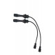 CABLE DE BUJIA LASER 1.6-1.8/MAZDA ALLEGRO (2 CABLES) (MODELO CORTO) (MHW)