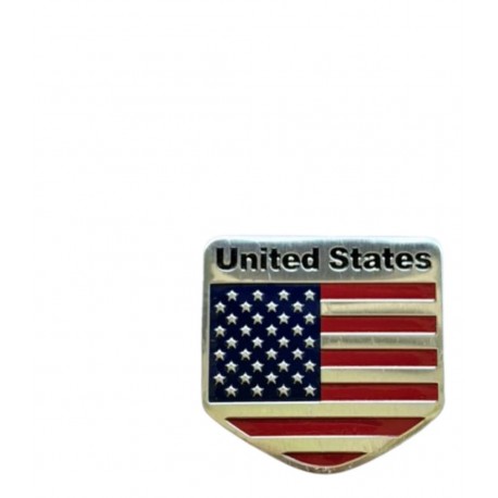 EMBLEMA BANDERA USA METAL 5X5cm (RCR)
