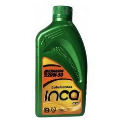ACEITE MINERAL 20W-50 API SN SAE 0,95 LITROS (INCA)