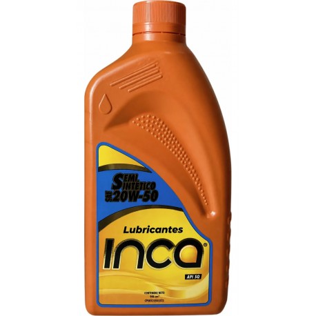ACEITE SEMI SINTETICO 20W-50 SQ SAE 0,95 LITROS (INCA)