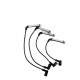 CABLE DE BUJIA FIESTA POWER/MAX/MOVE/KA/ECOSPORT 1.6 CHUPON METALICO (BRUNNER) (XS6F-12283-B3C)