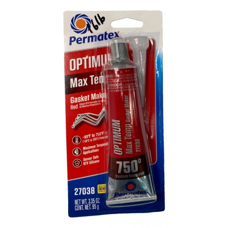 SILICON ALTA TEMPERATURA ROJO 85GRS OPTIMUM (PERMATEX)