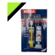 PEGA EPOXY ACERO PLASTICO 20 GRAMOS (2 TUBOS) (DERFOE)
