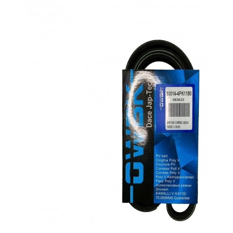 CORREA UNICA YARIS 99-05/ALTERNADOR YARIS 99-05/DIRECCION HIDRAULICA HILUX 99-05 (4PK1180) (OWBK)(IRP)