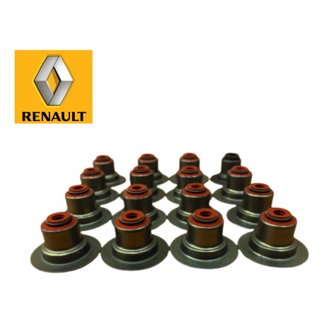 GOMA DE VALVULA CLIO/SYMBOL/MEGANE/KANGOO/SCENIC/SANDERO/LAGUNA/DUSTER 16V PAQ 16 (RENAULT)
