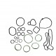 KIT EMPACADURAS ENFRIAMIENTO CRUZE (55354071)(ACDELCO)