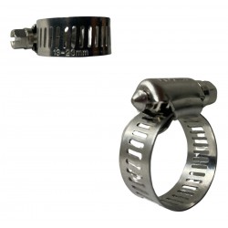 ABRAZADERA METALICA MANGUERA ACERO INOXIDABLE (13MM-23MM) (PROFIX - COVALCA)