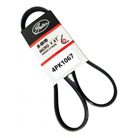 CORREA DIRECCION 4PK1067 CARENS 1.8 16V/PREGIO 2.5 (GATES)
