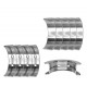 CONCHA BANCADA STD MAZDA 3 2.0/MAZDA 6 2.3/ECOSPORT 2.0/FOCUS DURATEC 2.0/RANGER 2.3 SIN CUÑA INCLUYE AXIALES (MAHLE)ORIGINAL