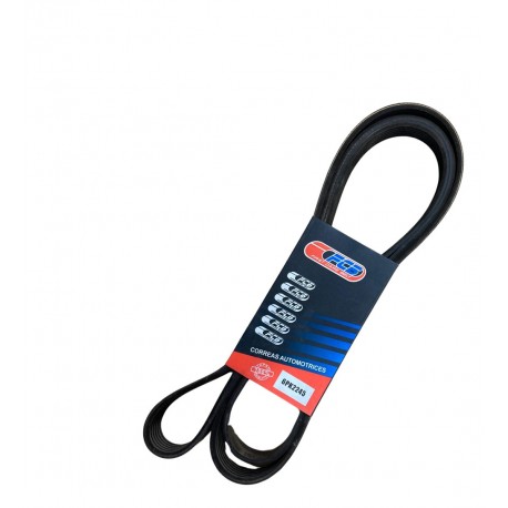 CORREA UNICA FIESTA BALITA/POWER/MAX/MOVE/KA/ECOSPORT 1.6 2.0 CON AIRE ACONDICIONADO (6PK2245) (FCB)