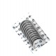 CONCHA BIELA 0.20 JEEP CHEROKEE, GRAND CHEROKEE, WRANGLER, COMANCHE JEEP XJ 4.0242 6L 87-04 (RUSHMORE)