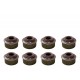 GOMA DE VALVULA CORSA 1.3-1.4-1.6/DAEWOO CIELO/LANOS/RACER/PALIO 1.8/SIENA 1.8 PAQ 8 (TRUTH)