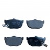 PASTILLAS FRENO TRASERA GETZ 06-11/ELANTRA 1.6 1.8 2.0/TIBURON 95-12 (CERAMICA) (VELKO)