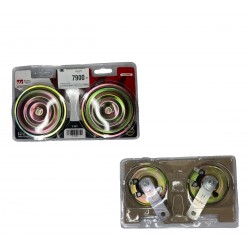 CORNETA TIPO BOSCH 2 TONOS ALTA-BAJA 12V (CLAXON) (HARFON)